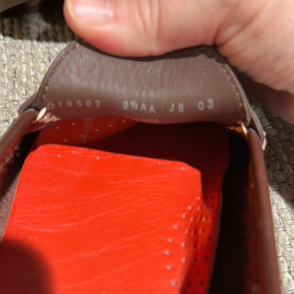 Cole Haan Brown Leather Moccasin Flats - Picture 5 of 7